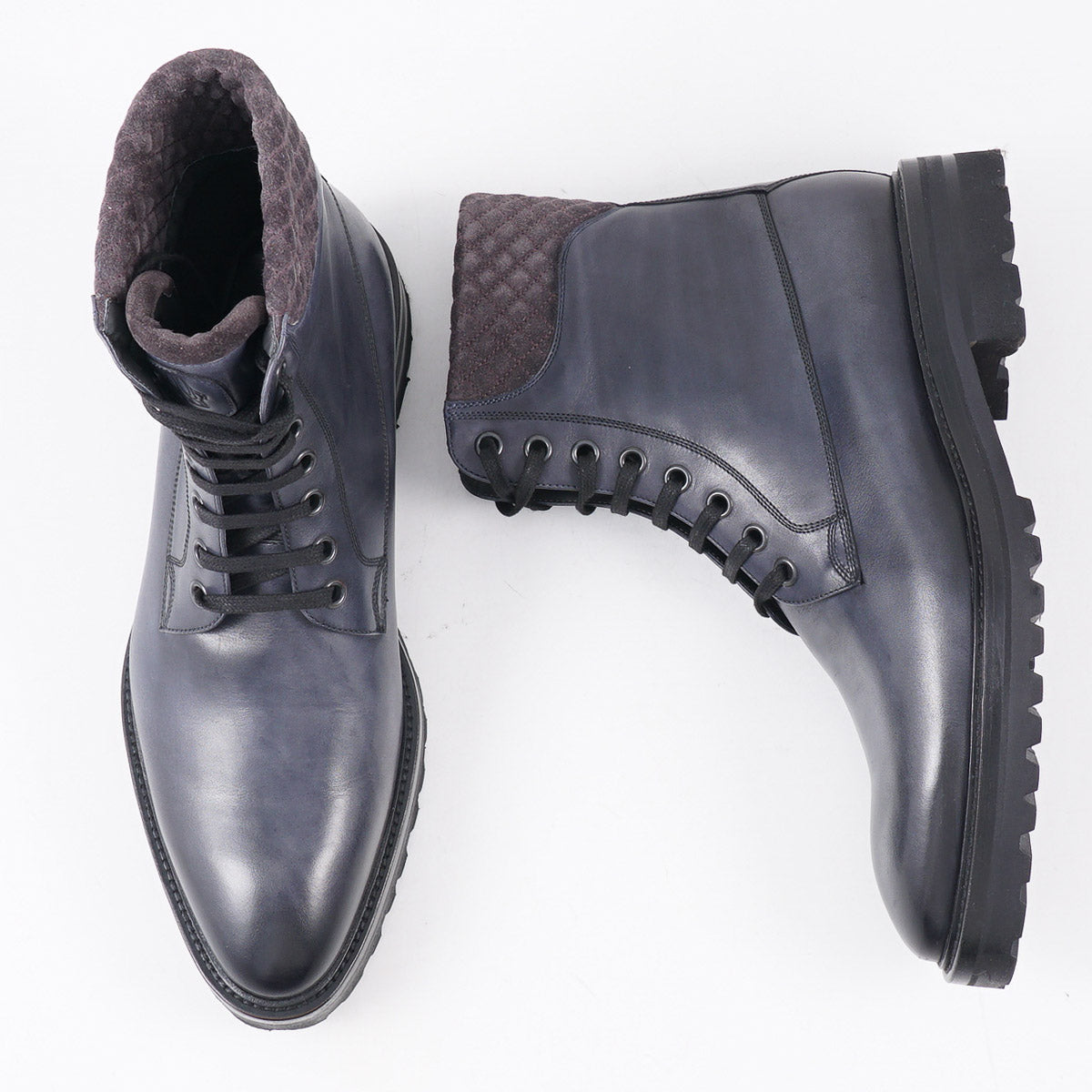 di Bianco 'Torino' Leather Combat Boot - Top Shelf Apparel