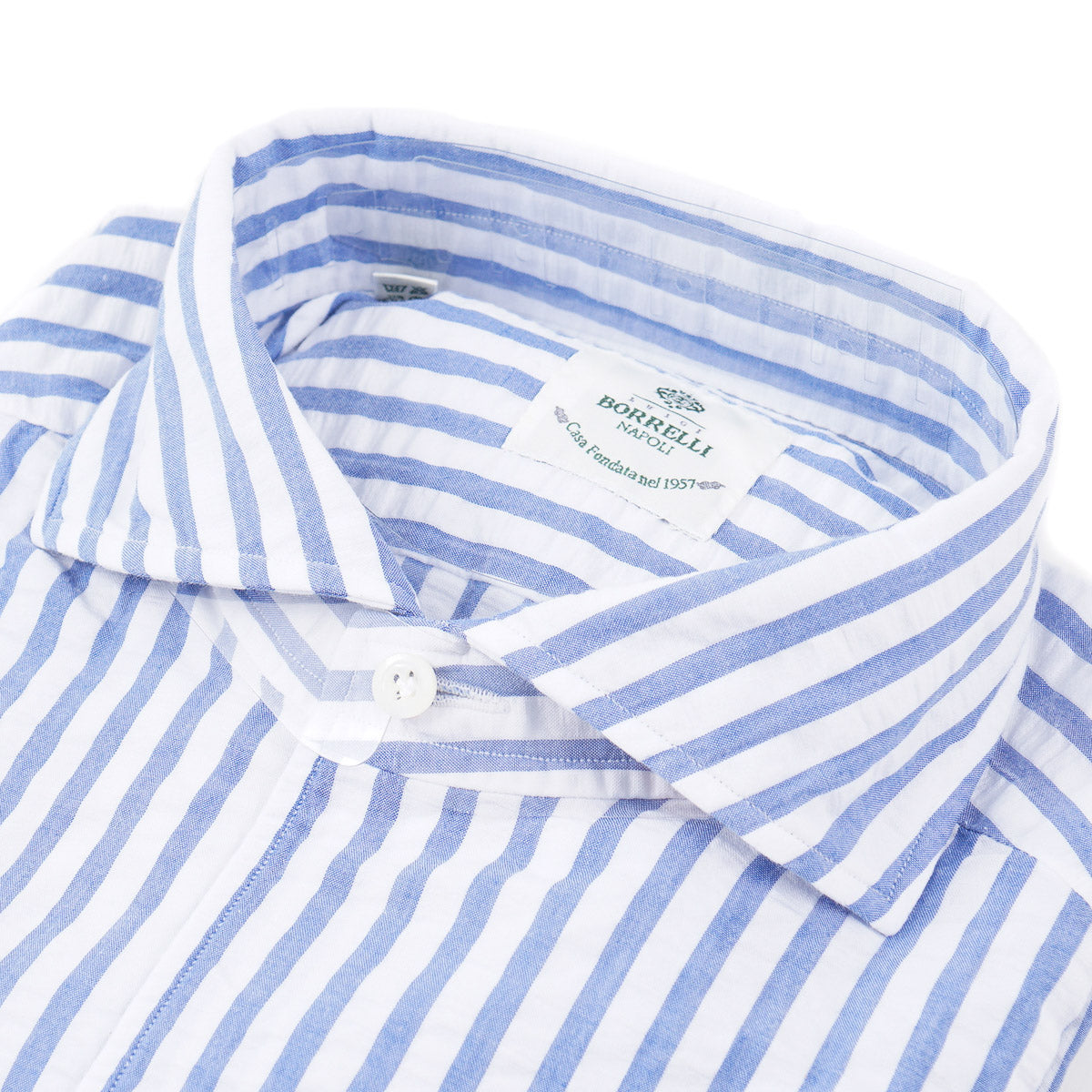 Luigi Borrelli Lightweight Seersucker Shirt - Top Shelf Apparel