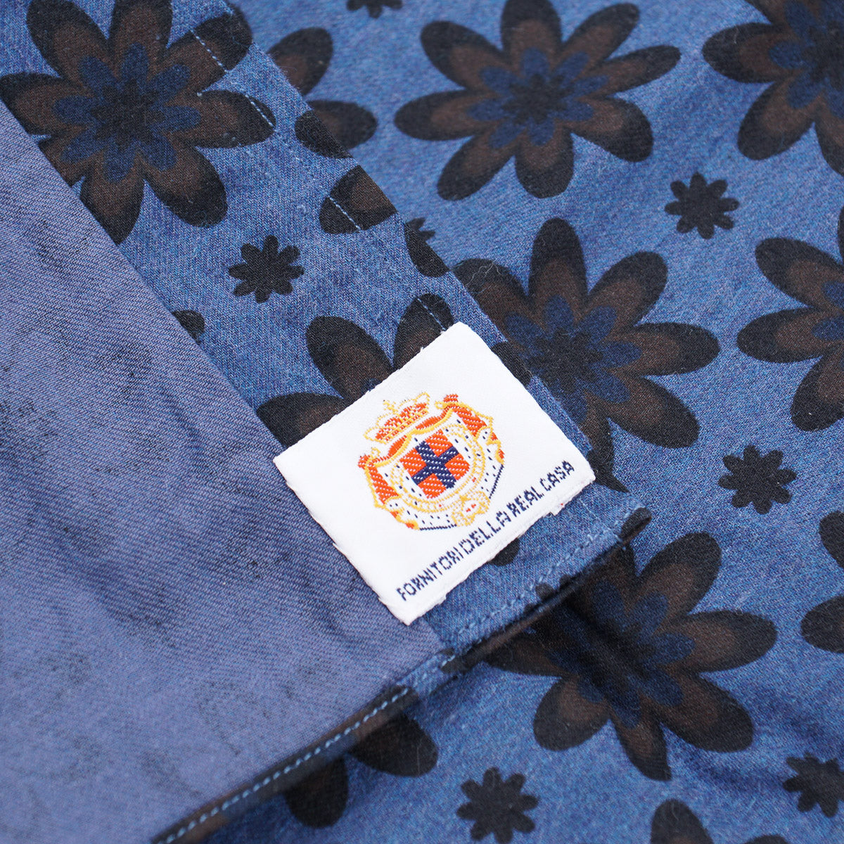 Luigi Borrelli Floral Print Chambray Shirt - Top Shelf Apparel