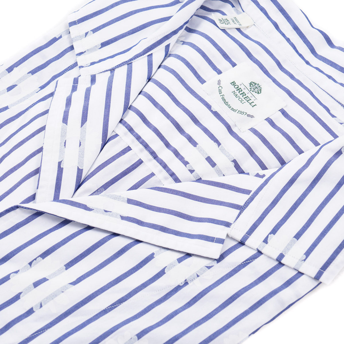 Luigi Borrelli Floral Print Cotton Shirt - Top Shelf Apparel