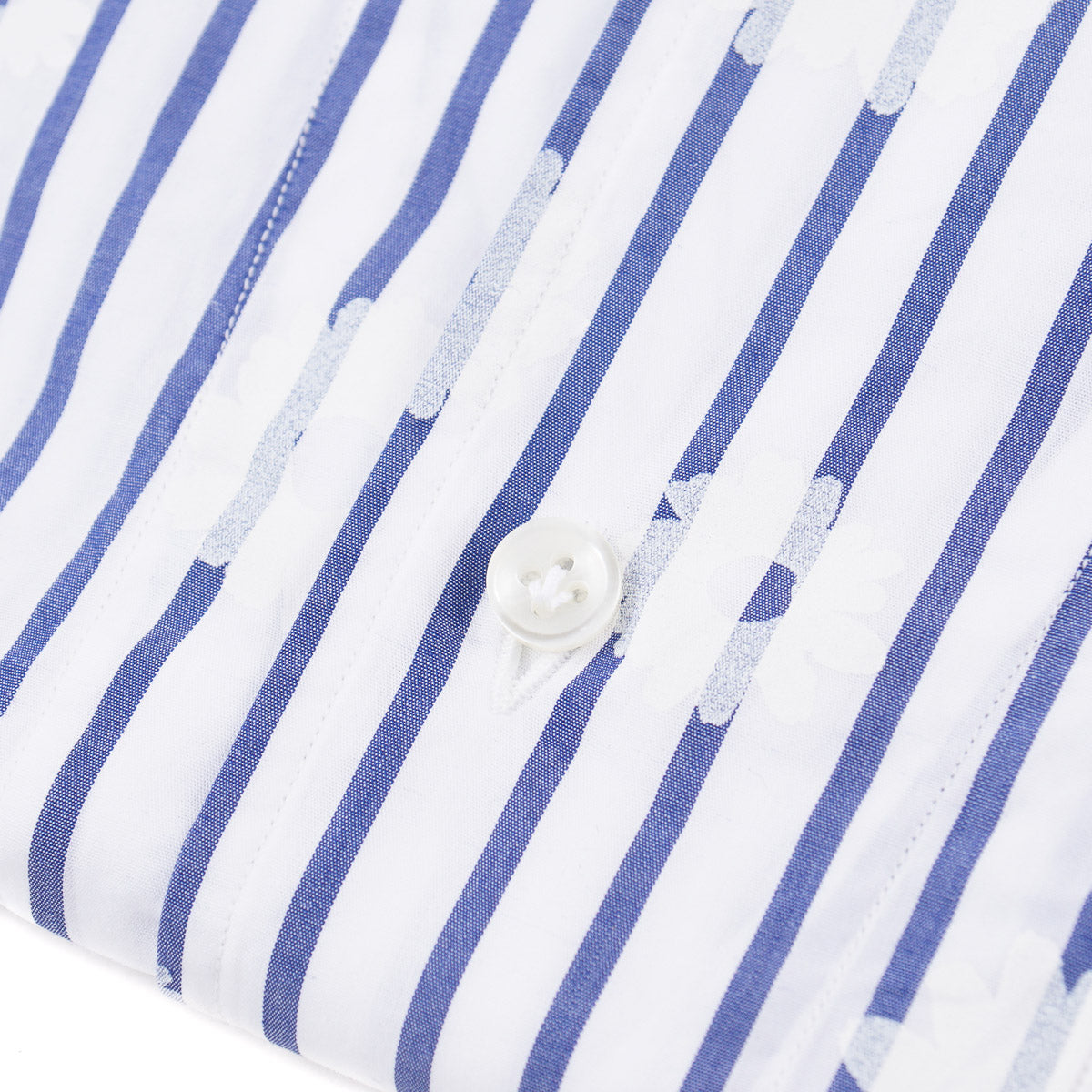 Luigi Borrelli Floral Print Cotton Shirt - Top Shelf Apparel