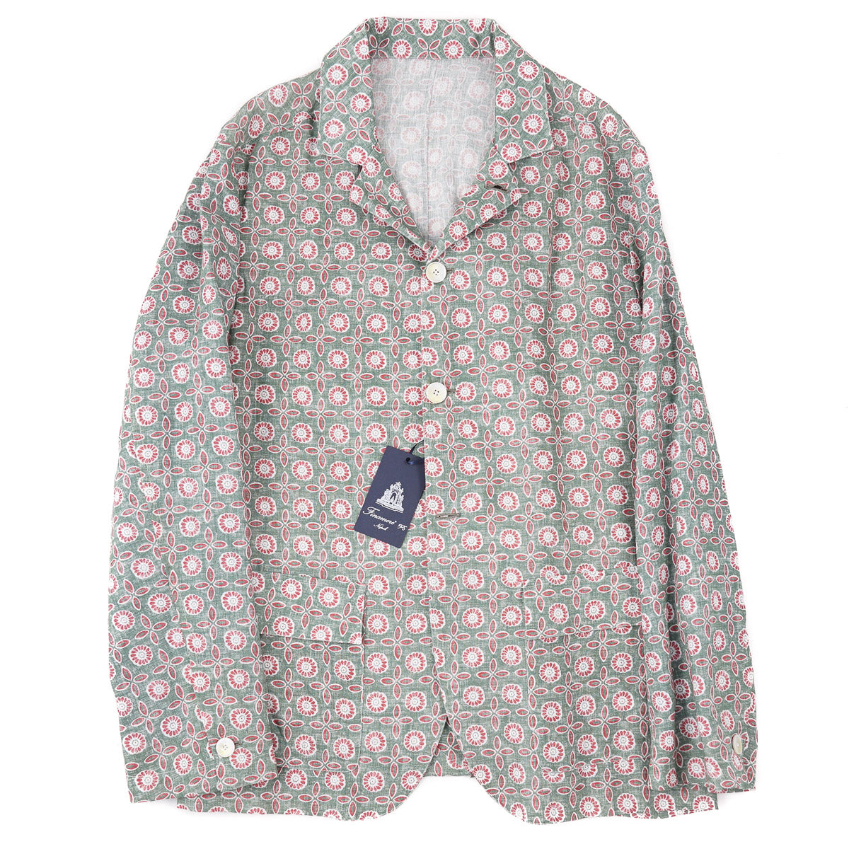 Finamore Deconstructed Casual Linen Blazer - Top Shelf Apparel