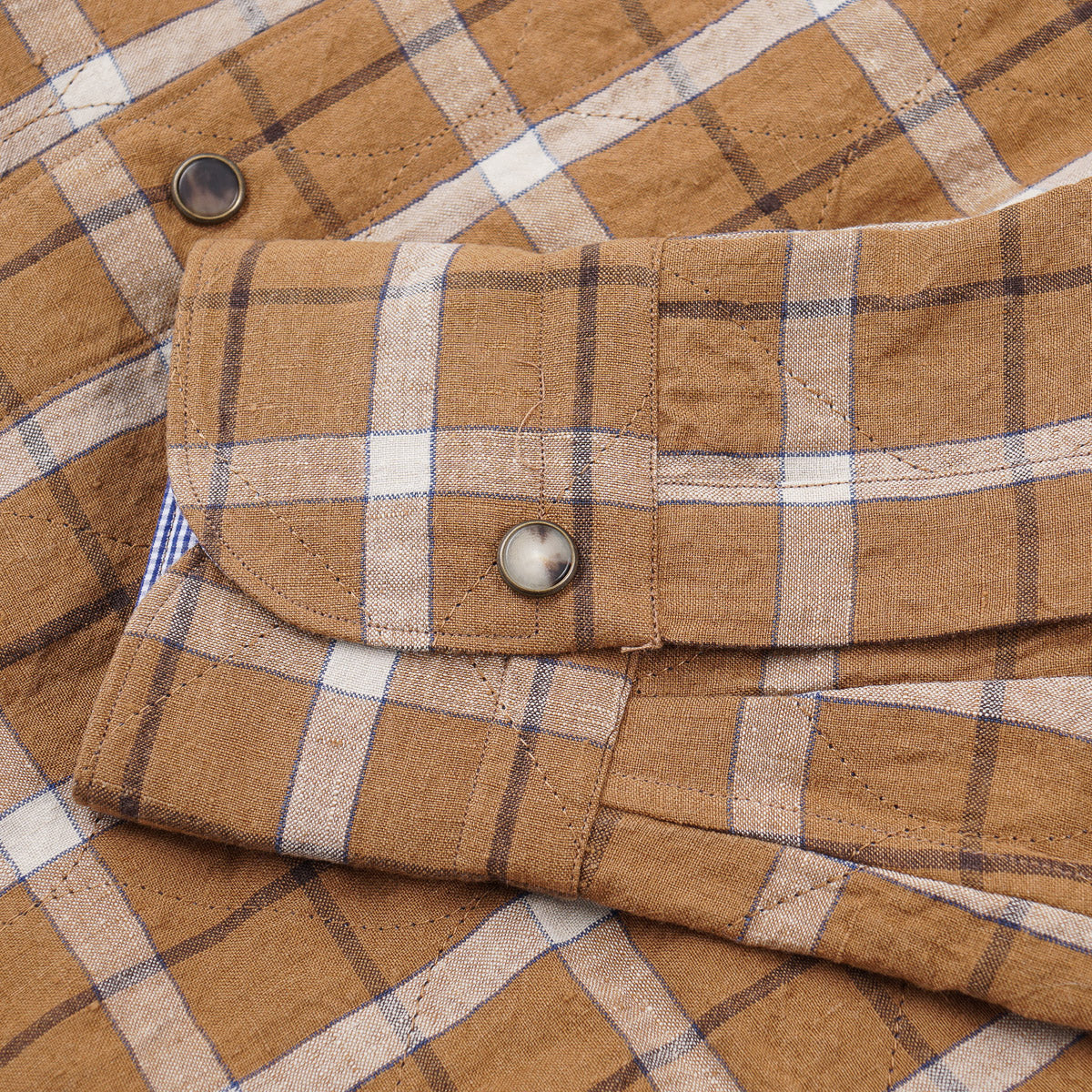 Finamore Quilted Linen Shirt-Jacket - Top Shelf Apparel