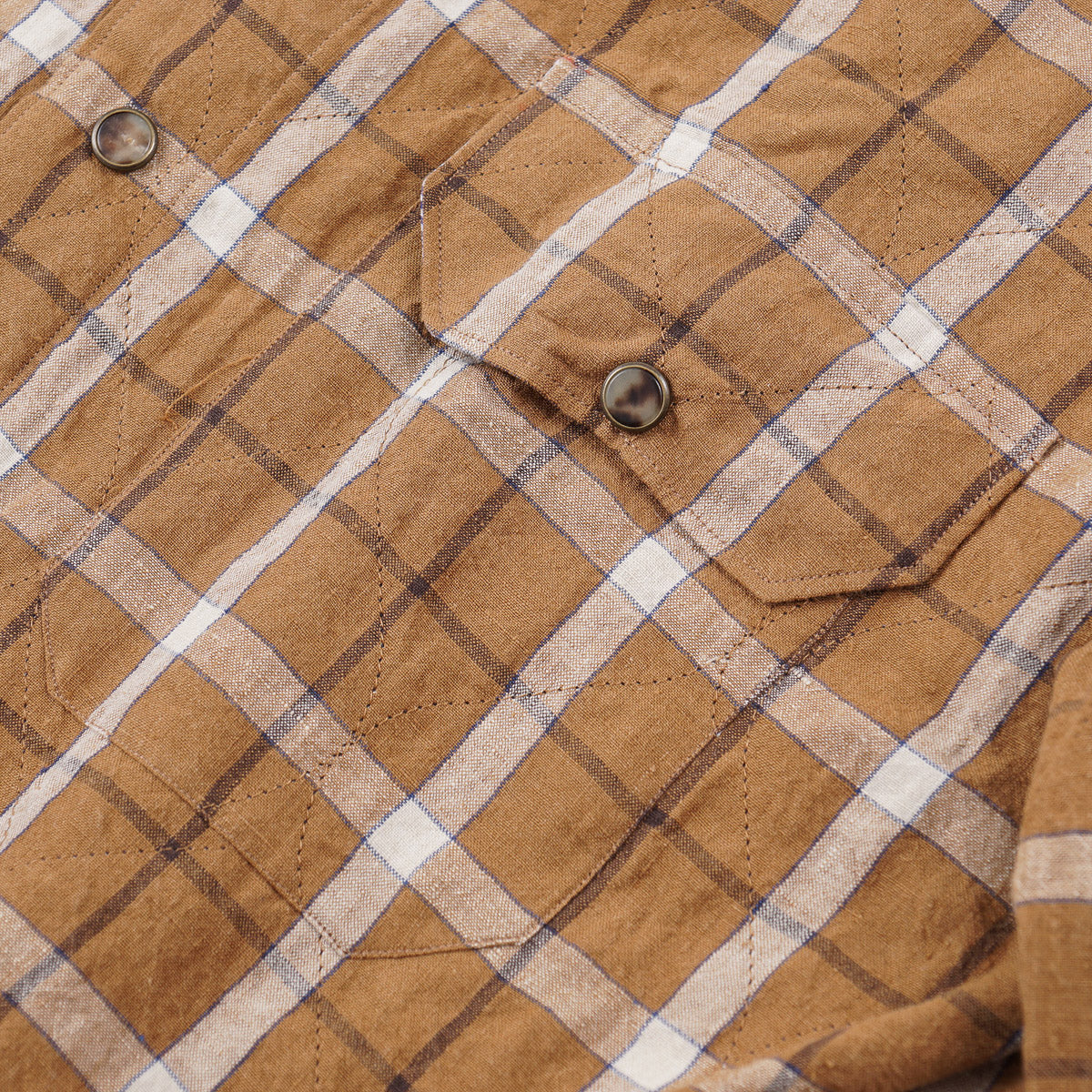 Finamore Quilted Linen Shirt-Jacket - Top Shelf Apparel
