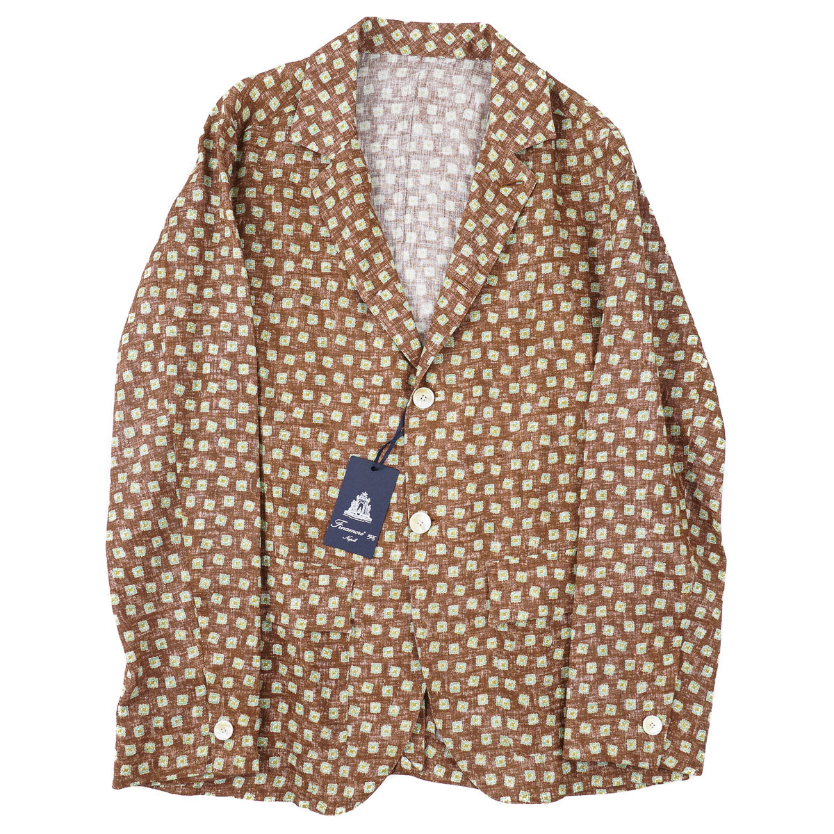 Finamore Deconstructed Casual Linen Blazer - Top Shelf Apparel