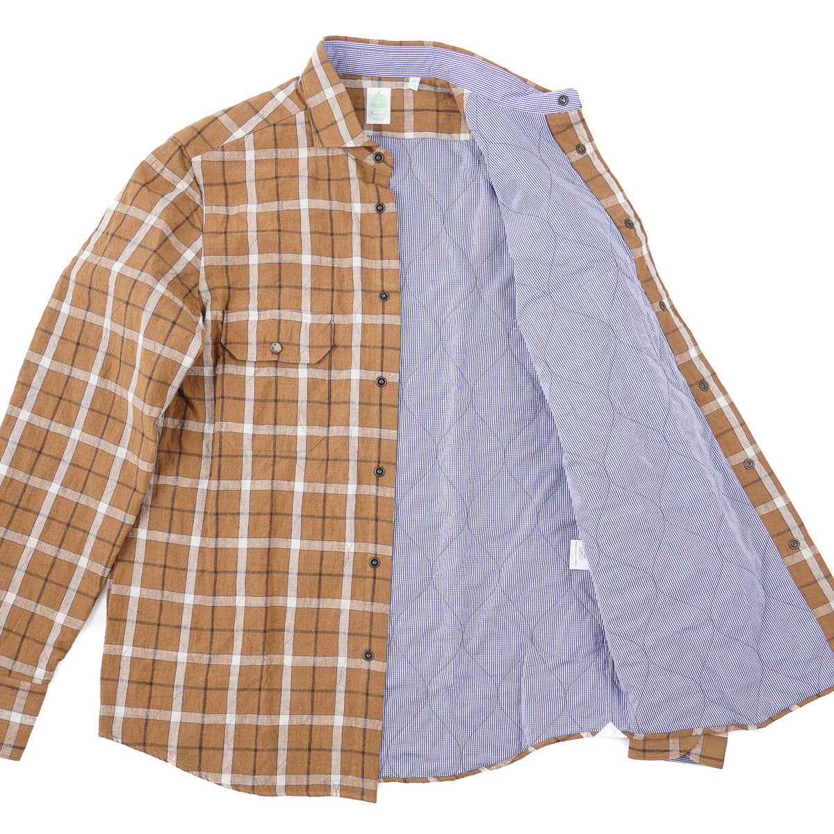 Finamore Quilted Linen Shirt-Jacket - Top Shelf Apparel