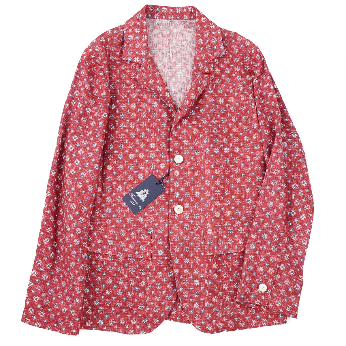 Finamore Deconstructed Casual Linen Blazer - Top Shelf Apparel