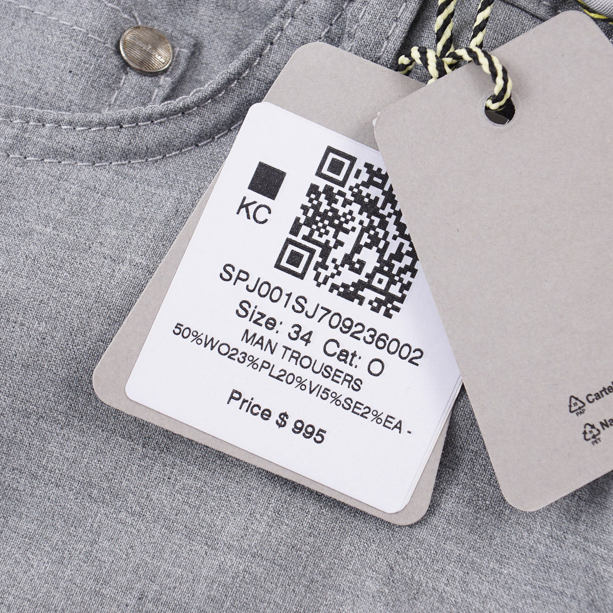 Sartorio Wool 5-Pocket Pants