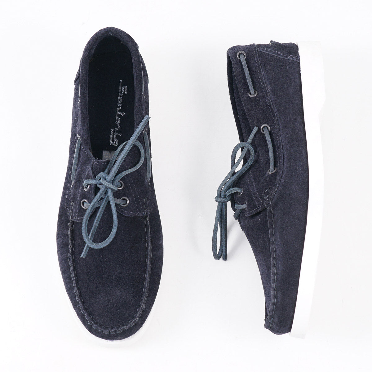 Sartorio Calf Suede Boat Shoes - Top Shelf Apparel