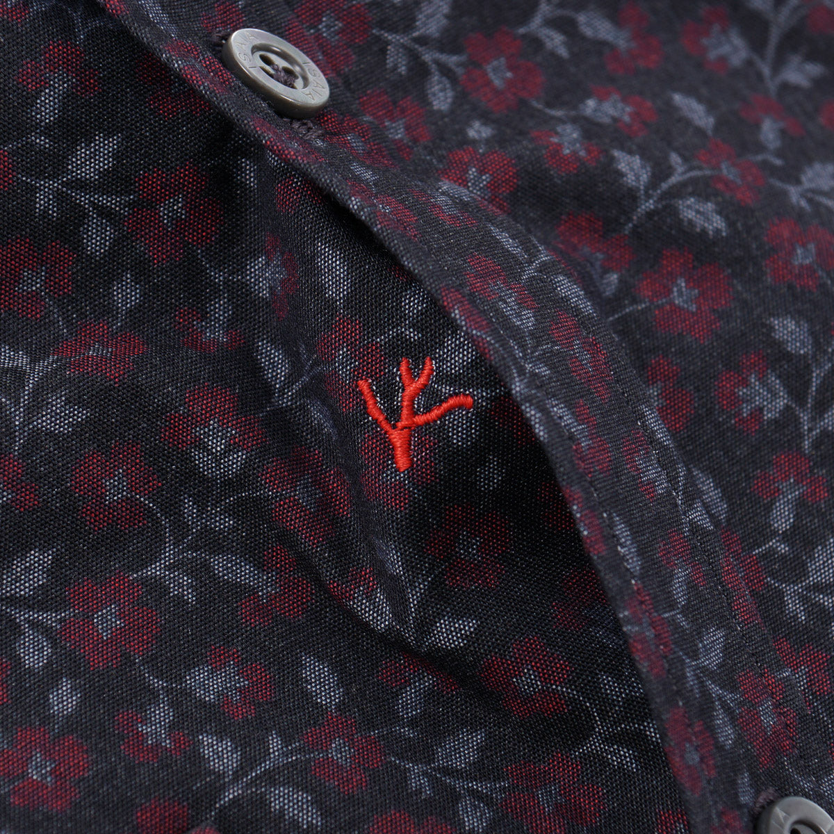 Isaia Slim-Fit Patterned Cotton Shirt - Top Shelf Apparel
