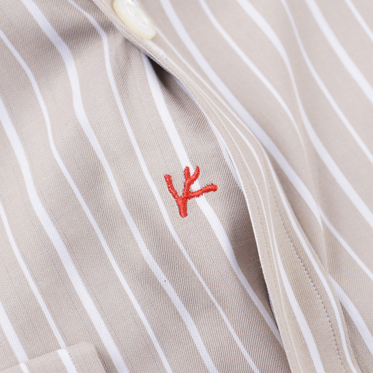Isaia Trim-Fit 'Mix' Cotton Shirt - Top Shelf Apparel