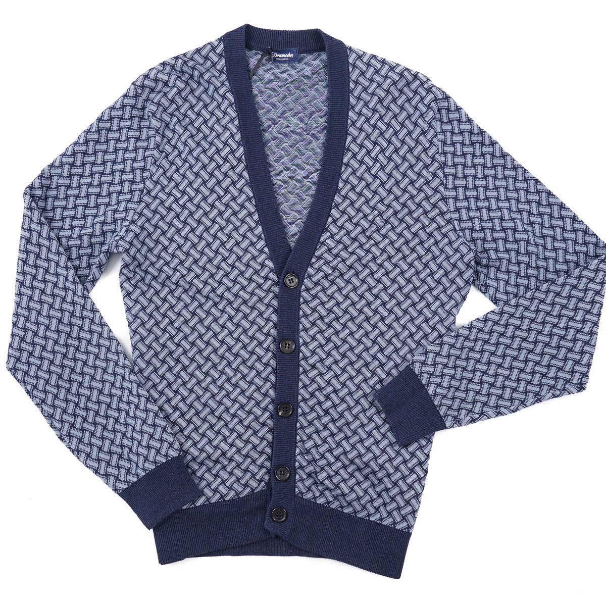 Drumohr Biscottino Linen-Cotton Cardigan - Top Shelf Apparel