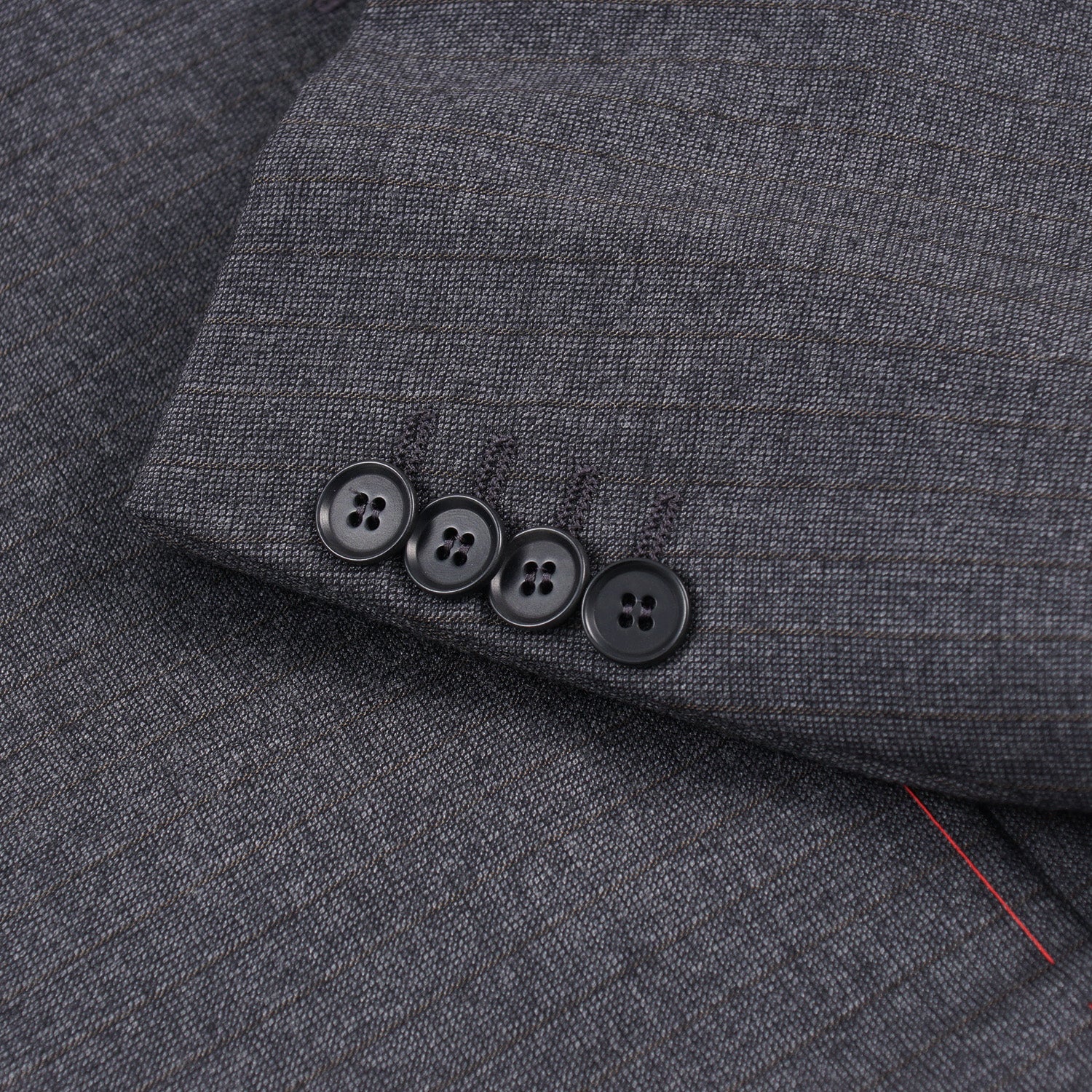 Isaia Classic-Fit Gray Stripe Wool Suit - Top Shelf Apparel