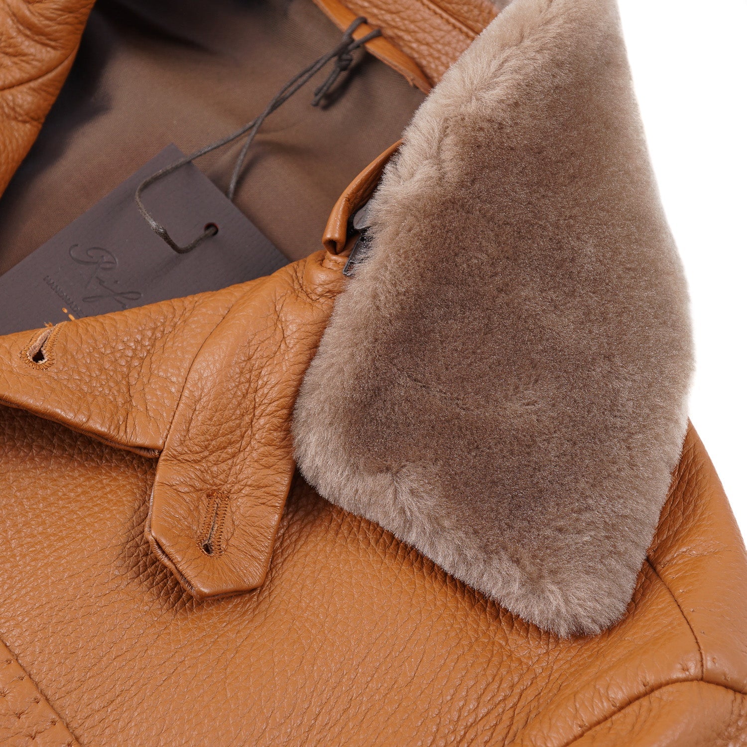 Rifugio Deerskin Jacket with Beaver Collar - Top Shelf Apparel