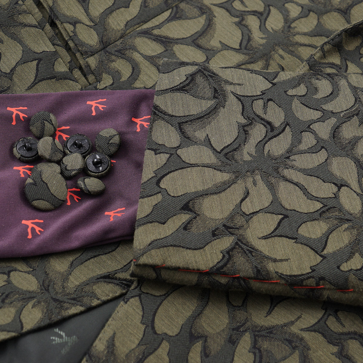 Isaia Slim-Fit Floral Patterned Blazer - Top Shelf Apparel