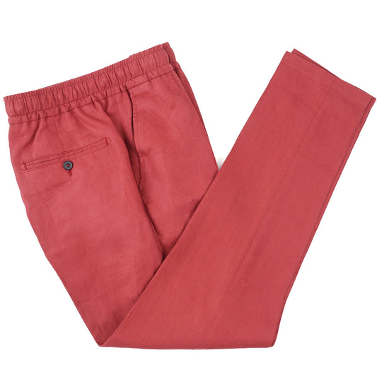 Isaia Linen Drawstring Waist Pants - Top Shelf Apparel