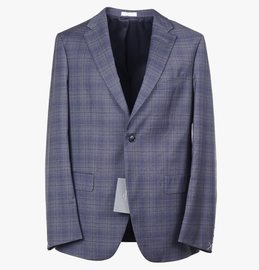Boglioli Slim-Fit Check Wool Suit - Top Shelf Apparel