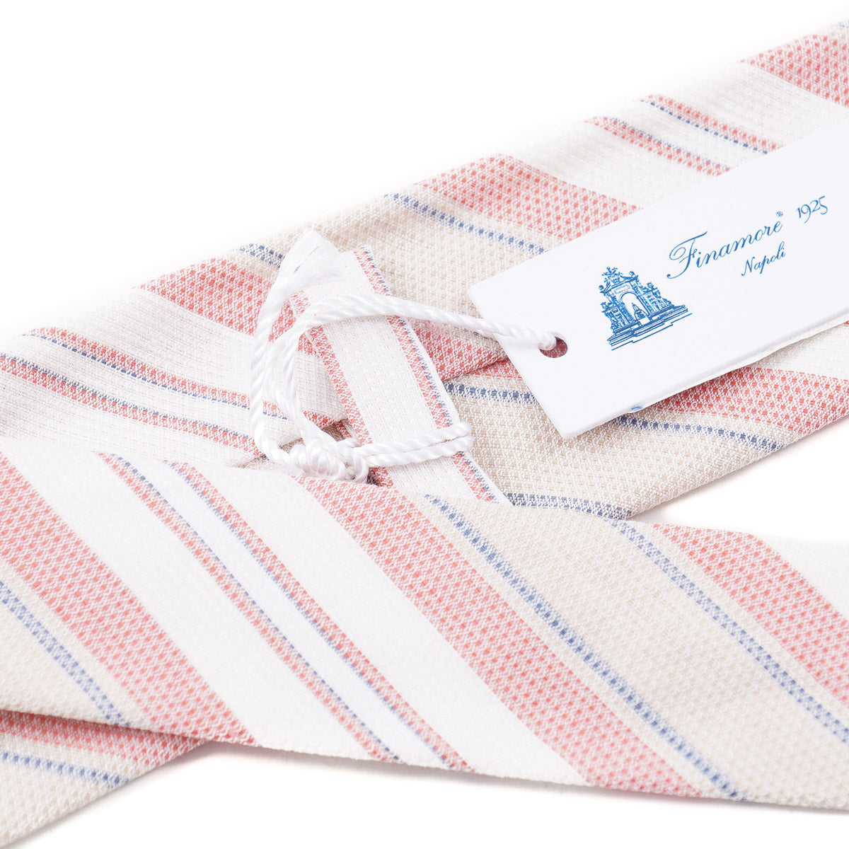 Finamore Unlined Linen-Cotton Tie - Top Shelf Apparel