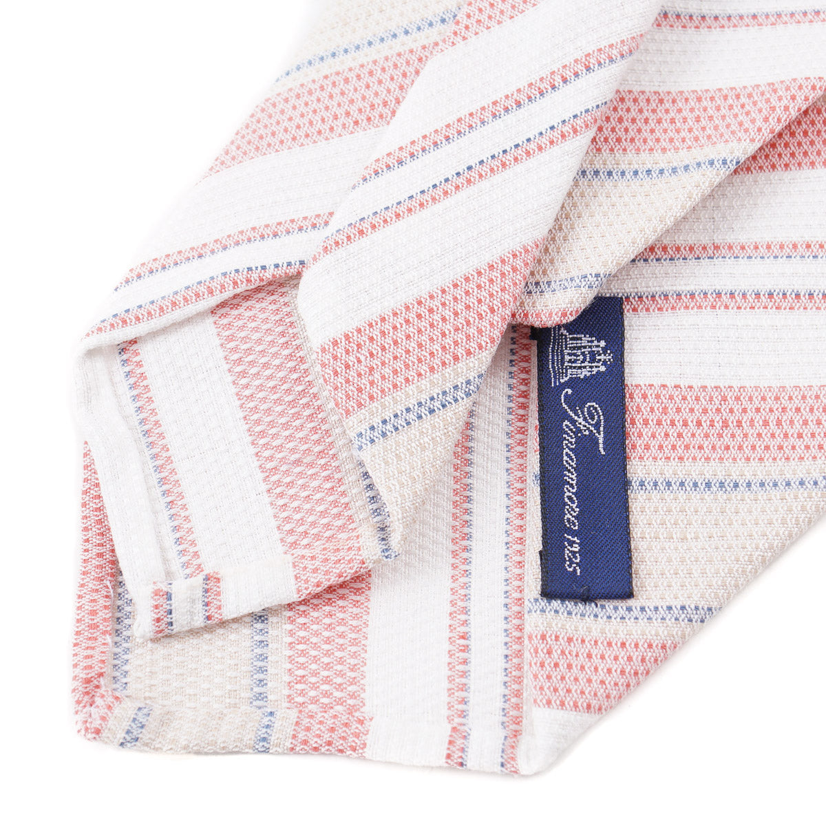 Finamore Unlined Linen-Cotton Tie - Top Shelf Apparel