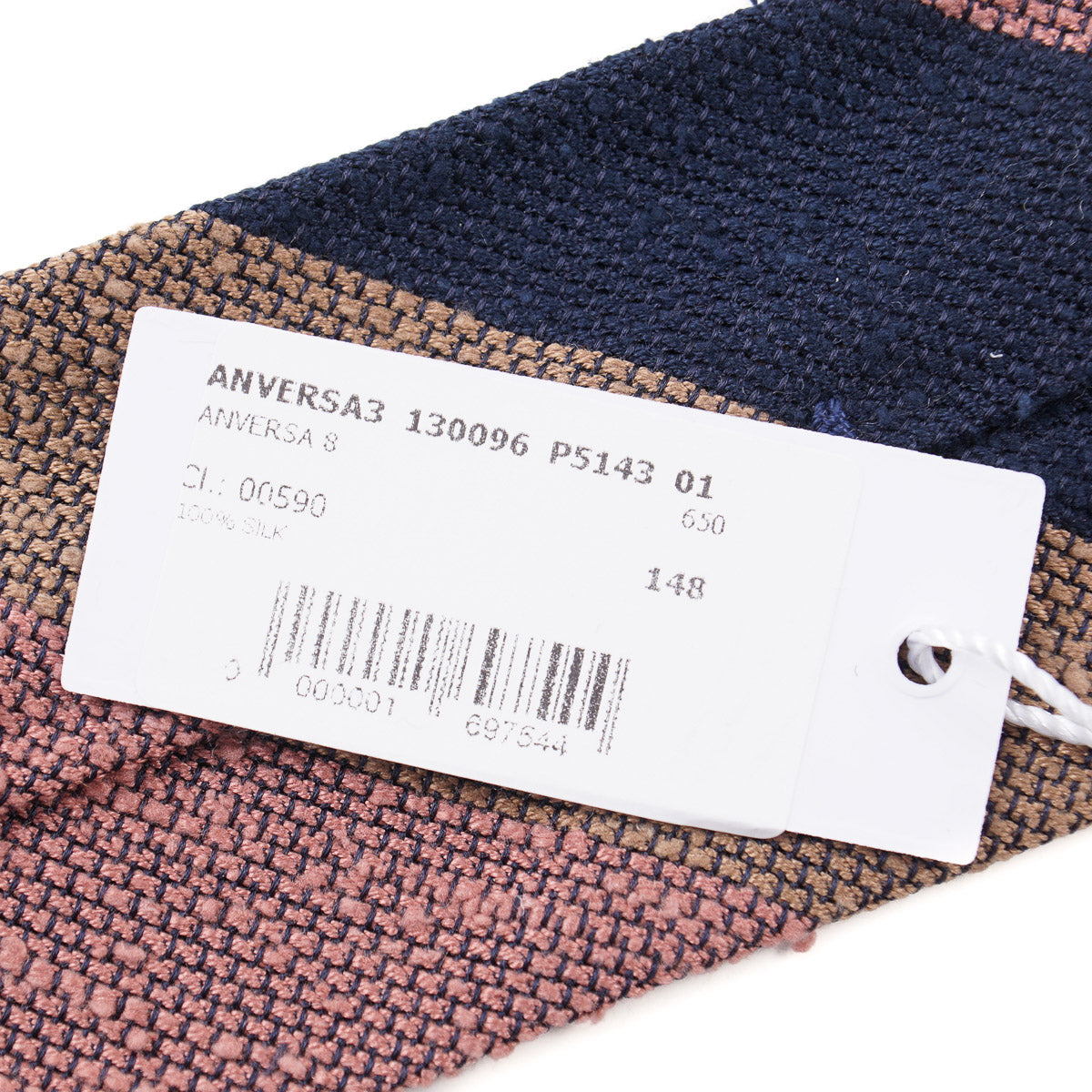 Finamore Unlined Slub Textured Silk Tie - Top Shelf Apparel