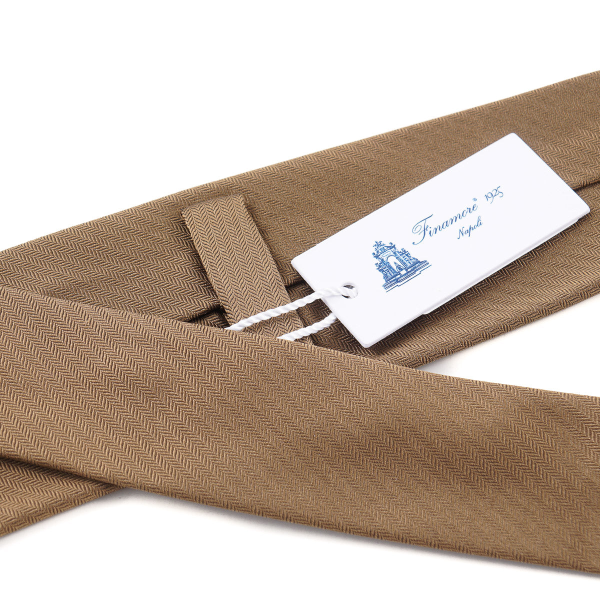 Finamore Unlined Woven Silk Tie - Top Shelf Apparel