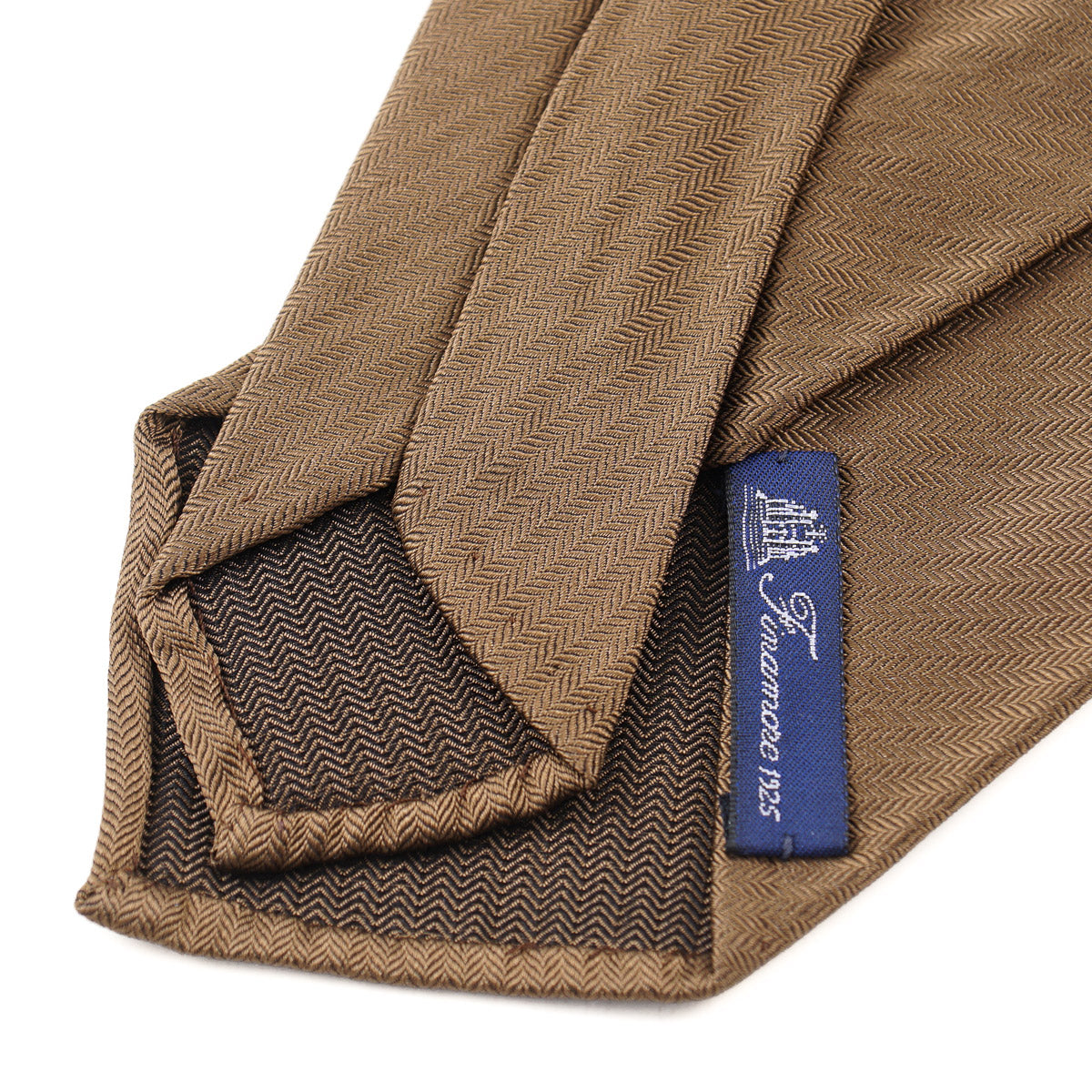 Finamore Unlined Woven Silk Tie - Top Shelf Apparel