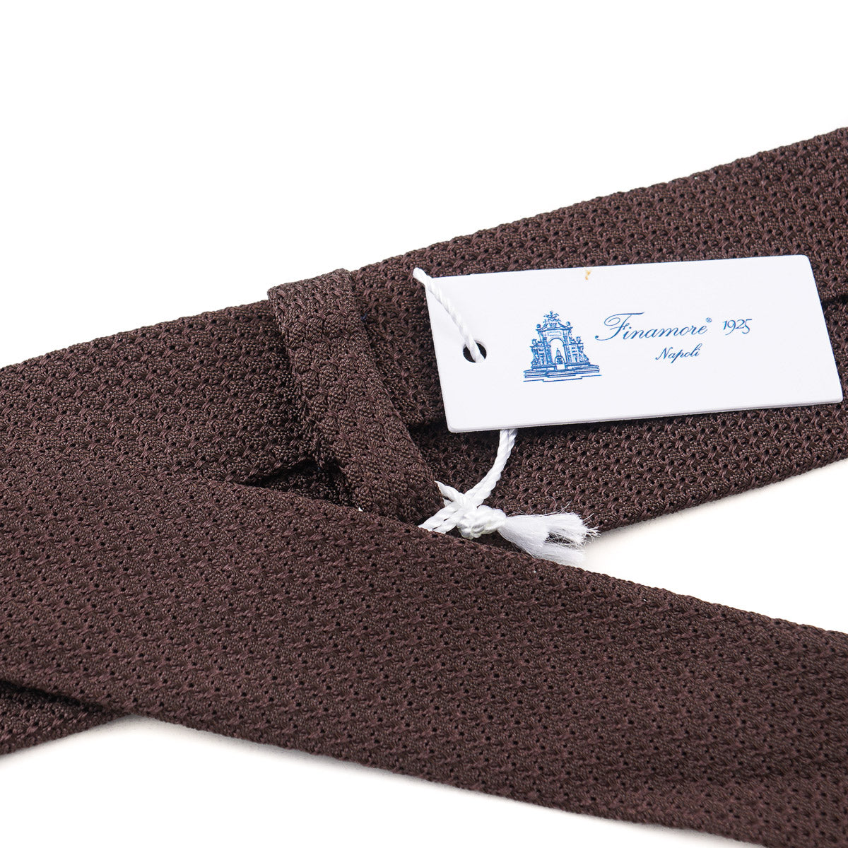 Finamore Unlined Grenadine Silk Tie - Top Shelf Apparel