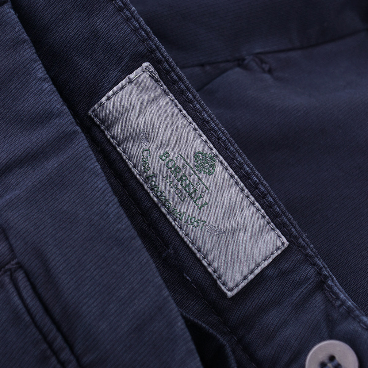 Luigi Borrelli Slim-Fit Cotton Pants