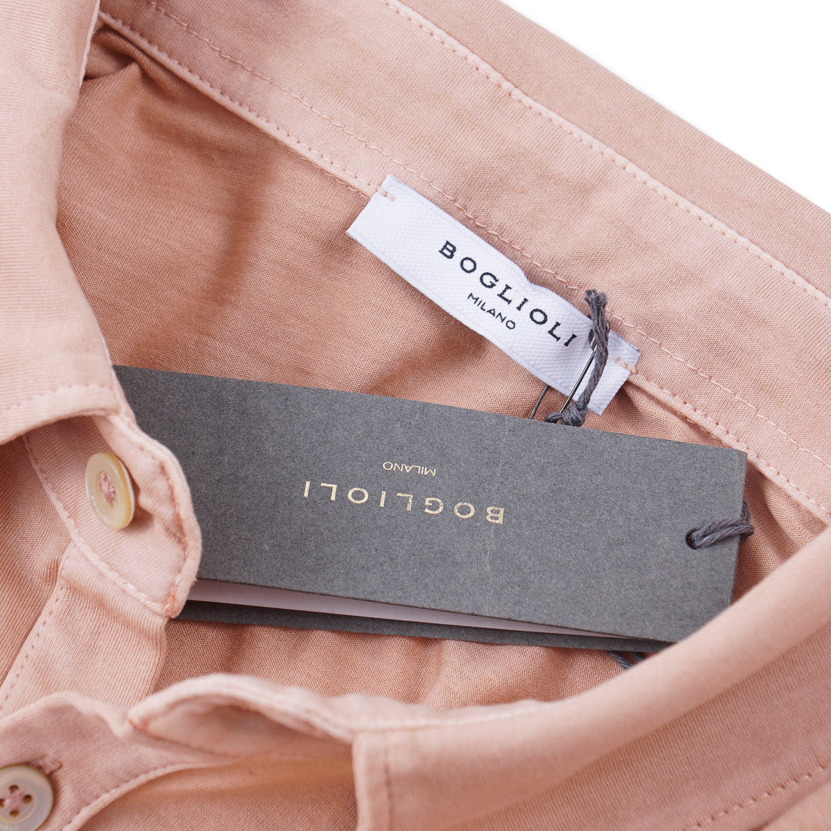 Boglioli Lightweight Cotton Polo Shirt