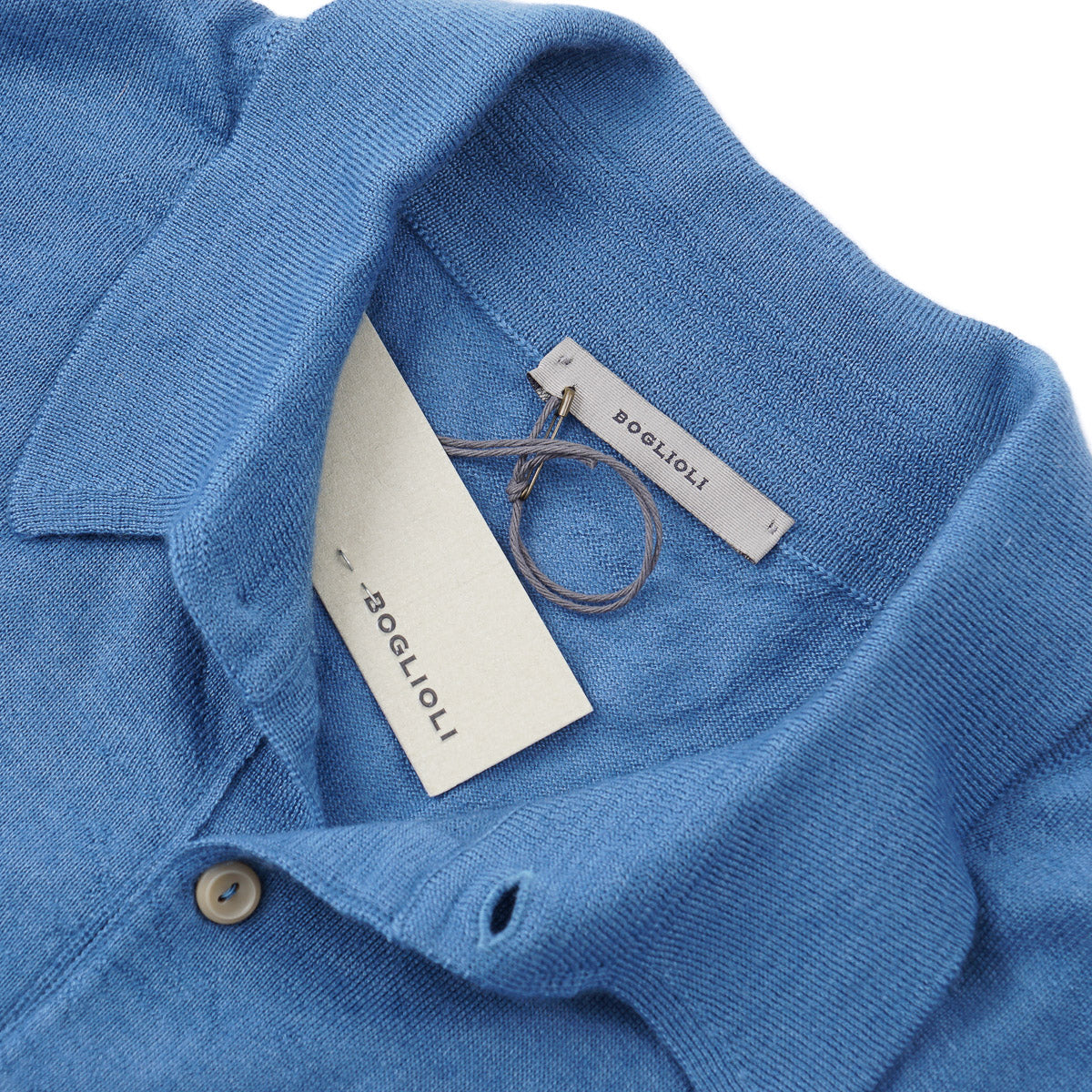 Boglioli Cashmere-Silk Polo Sweater - Top Shelf Apparel