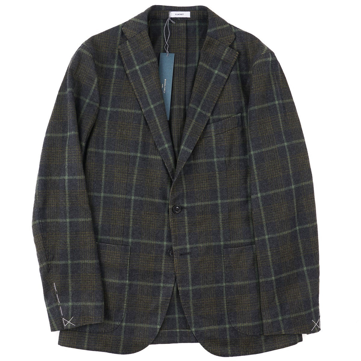 Boglioli Soft Flannel Wool 'K Jacket' - Top Shelf Apparel