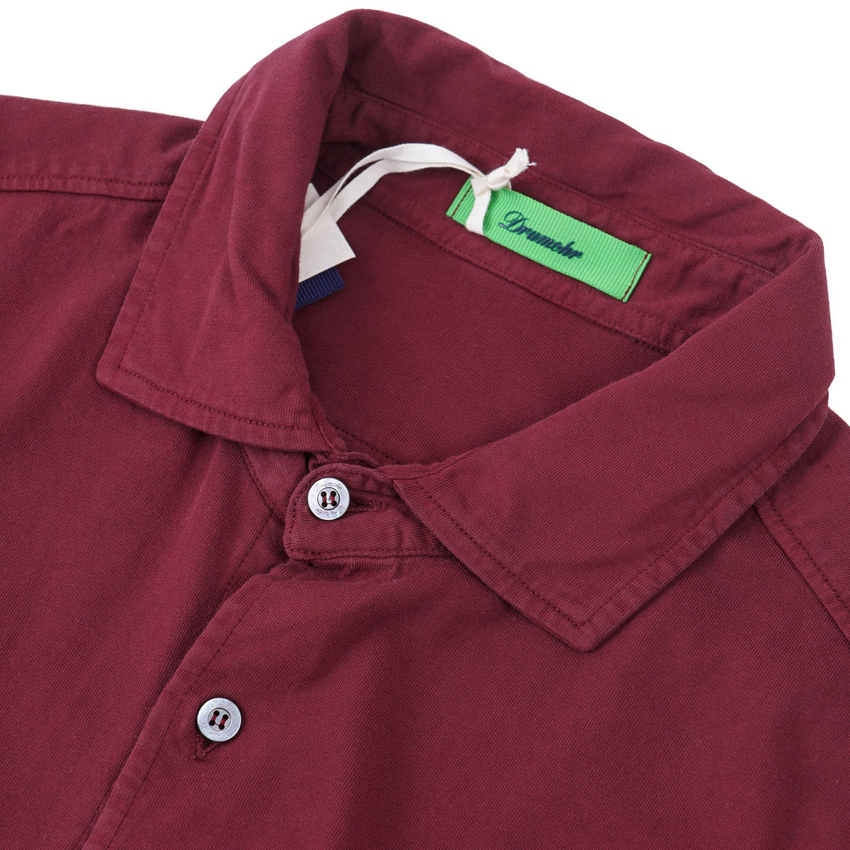 Drumohr Long Sleeve Jersey Cotton Shirt - Top Shelf Apparel