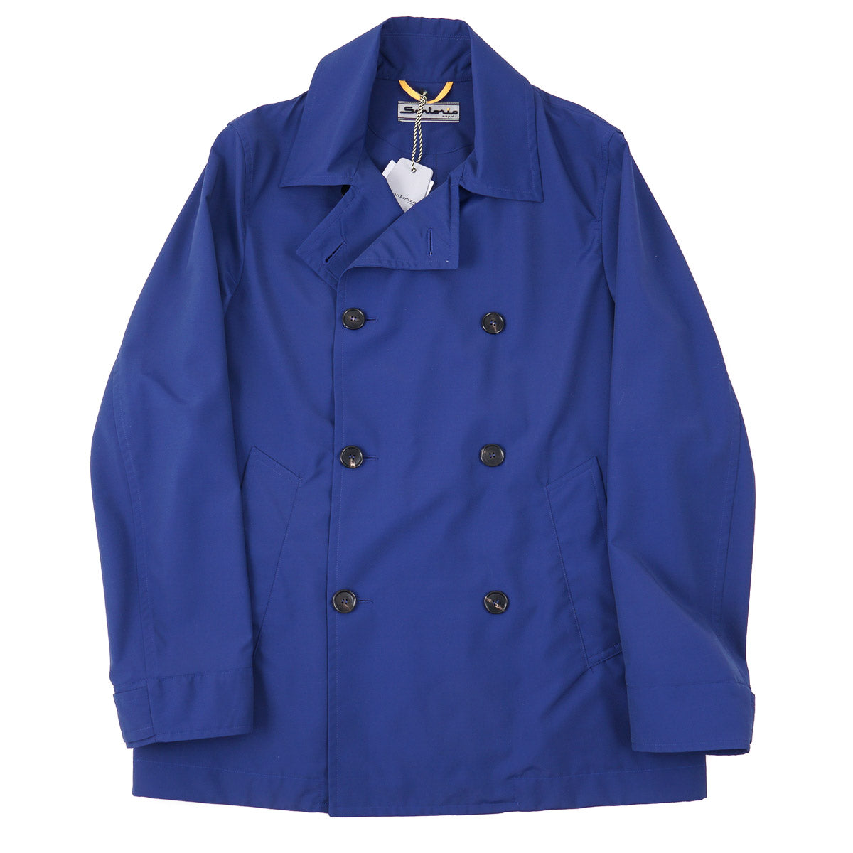 Sartorio Technical Wool-Nylon Peacoat - Top Shelf Apparel