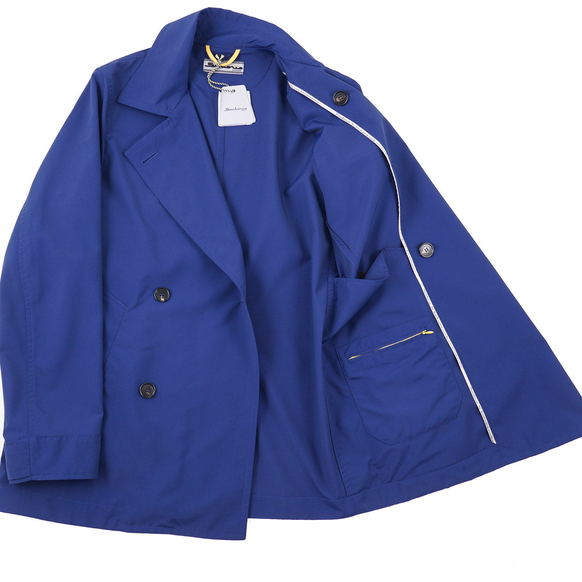 Sartorio Technical Wool-Nylon Peacoat - Top Shelf Apparel