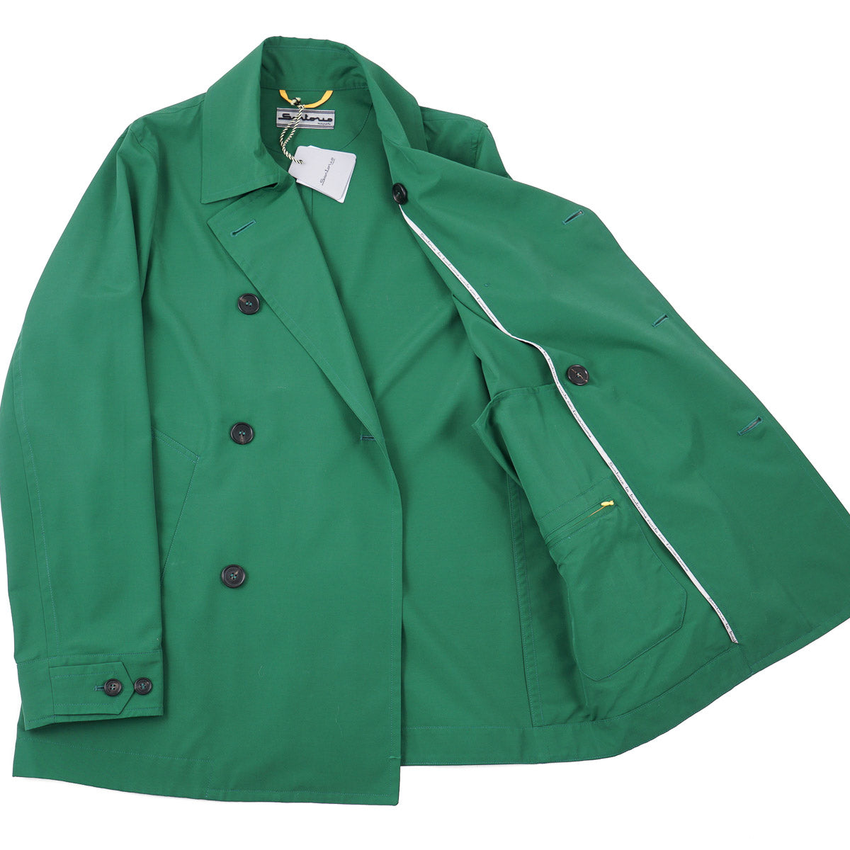 Sartorio Technical Wool-Nylon Peacoat - Top Shelf Apparel