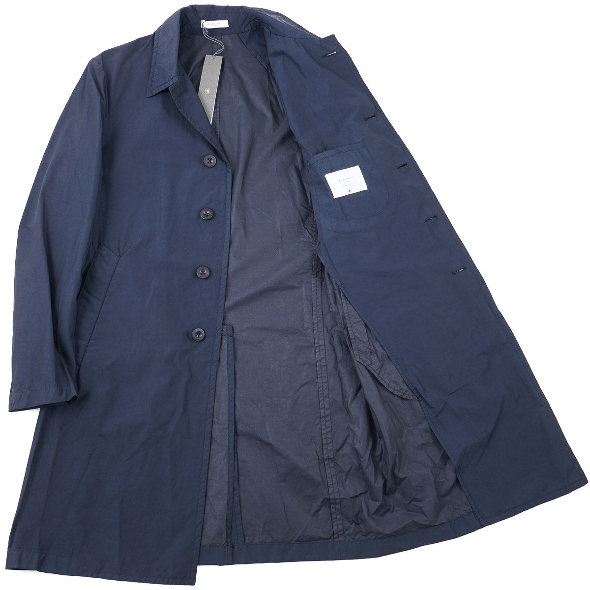 Boglioli Lightweight Water-Repellent Overcoat - Top Shelf Apparel