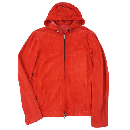 Isaia Hooded Unlined Suede Jacket - Top Shelf Apparel