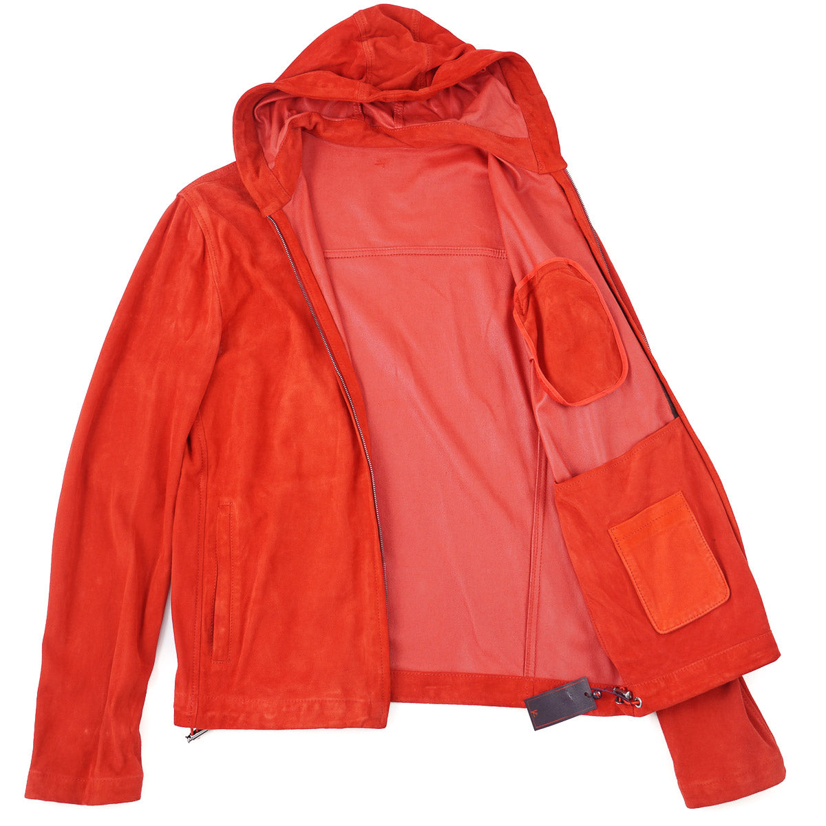 Isaia Hooded Unlined Suede Jacket - Top Shelf Apparel