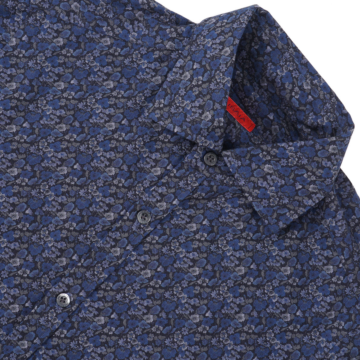 Isaia Slim-Fit Printed Cotton Shirt - Top Shelf Apparel