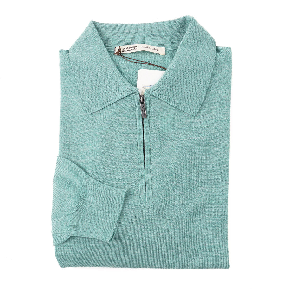 Maurizio Baldassari Half-Zip Polo Sweater - Top Shelf Apparel