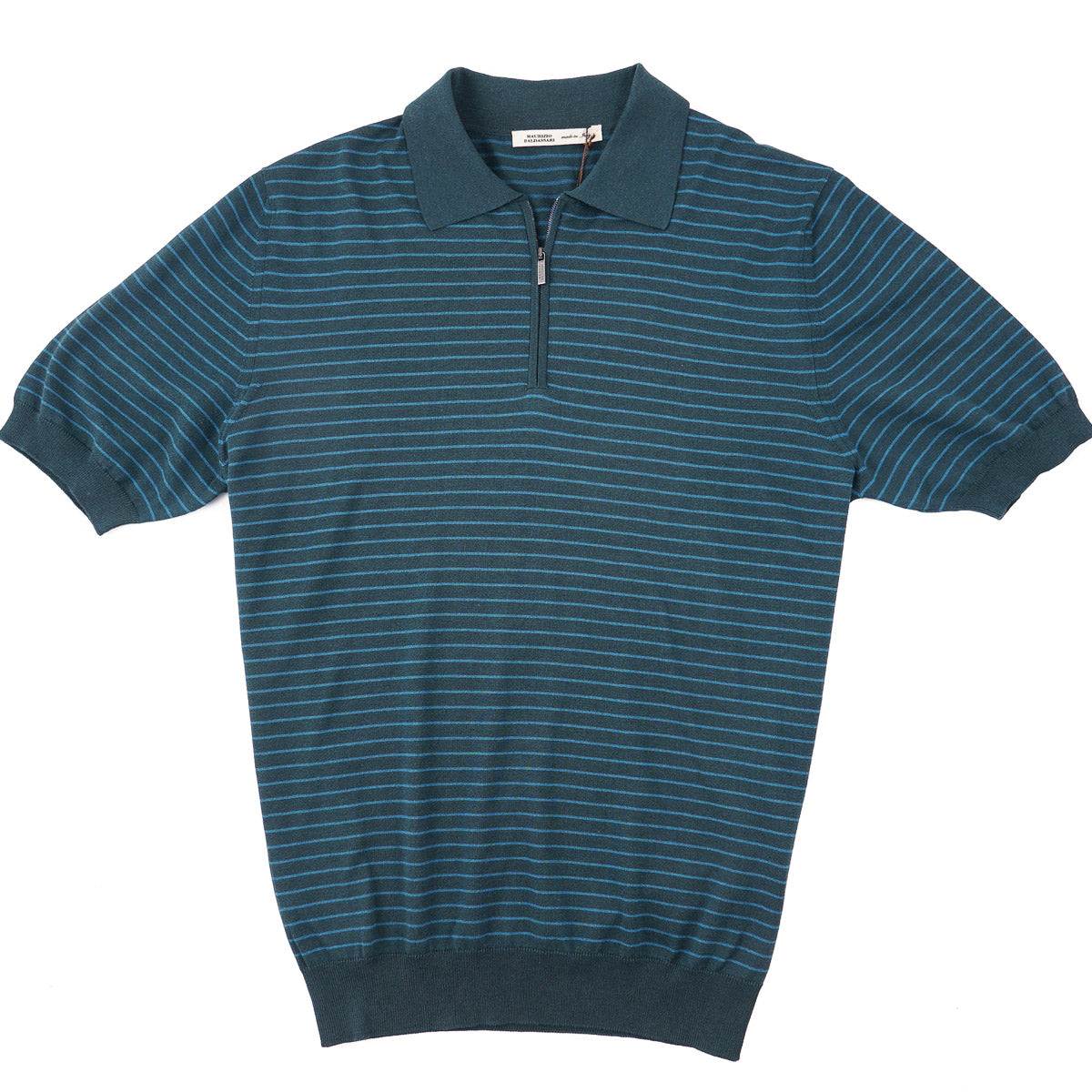 Maurizio Baldassari Silk-Cotton Polo - Top Shelf Apparel