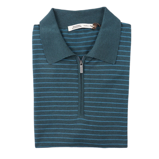 Maurizio Baldassari Silk-Cotton Polo - Top Shelf Apparel