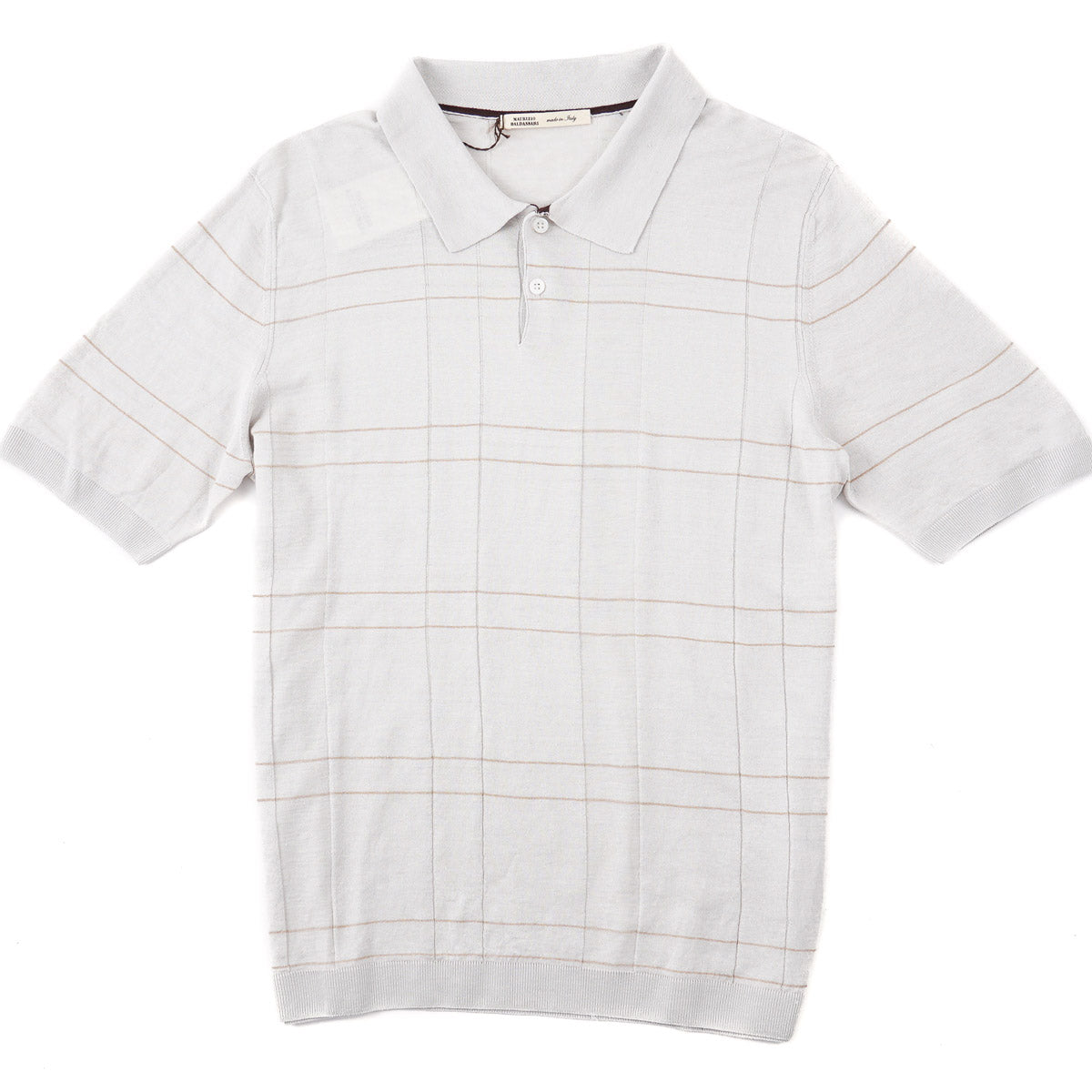 Maurizio Baldassari Linen-Silk Polo