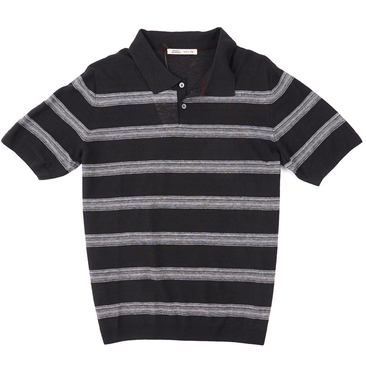 Maurizio Baldassari Linen-Silk Polo - Top Shelf Apparel