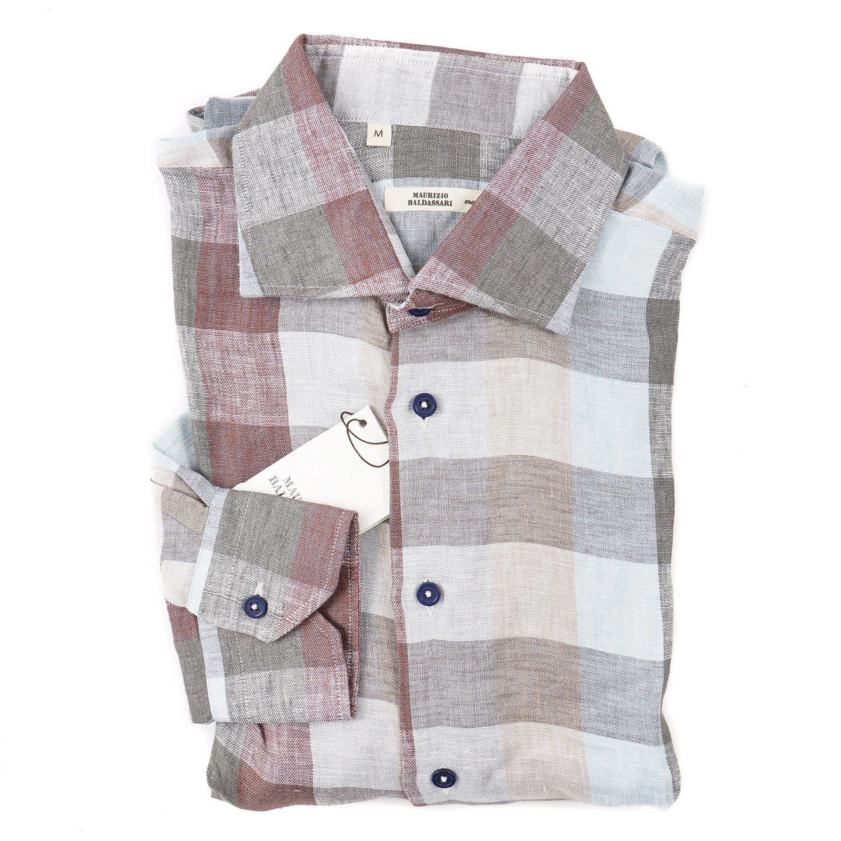 Maurizio Baldassari Woven Linen Shirt - Top Shelf Apparel