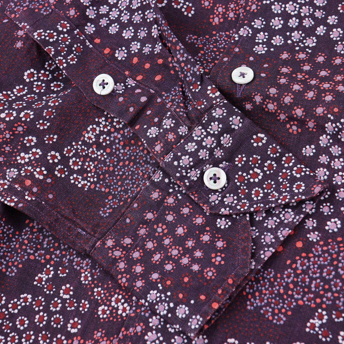 Maurizio Baldassari Printed Linen Shirt - Top Shelf Apparel