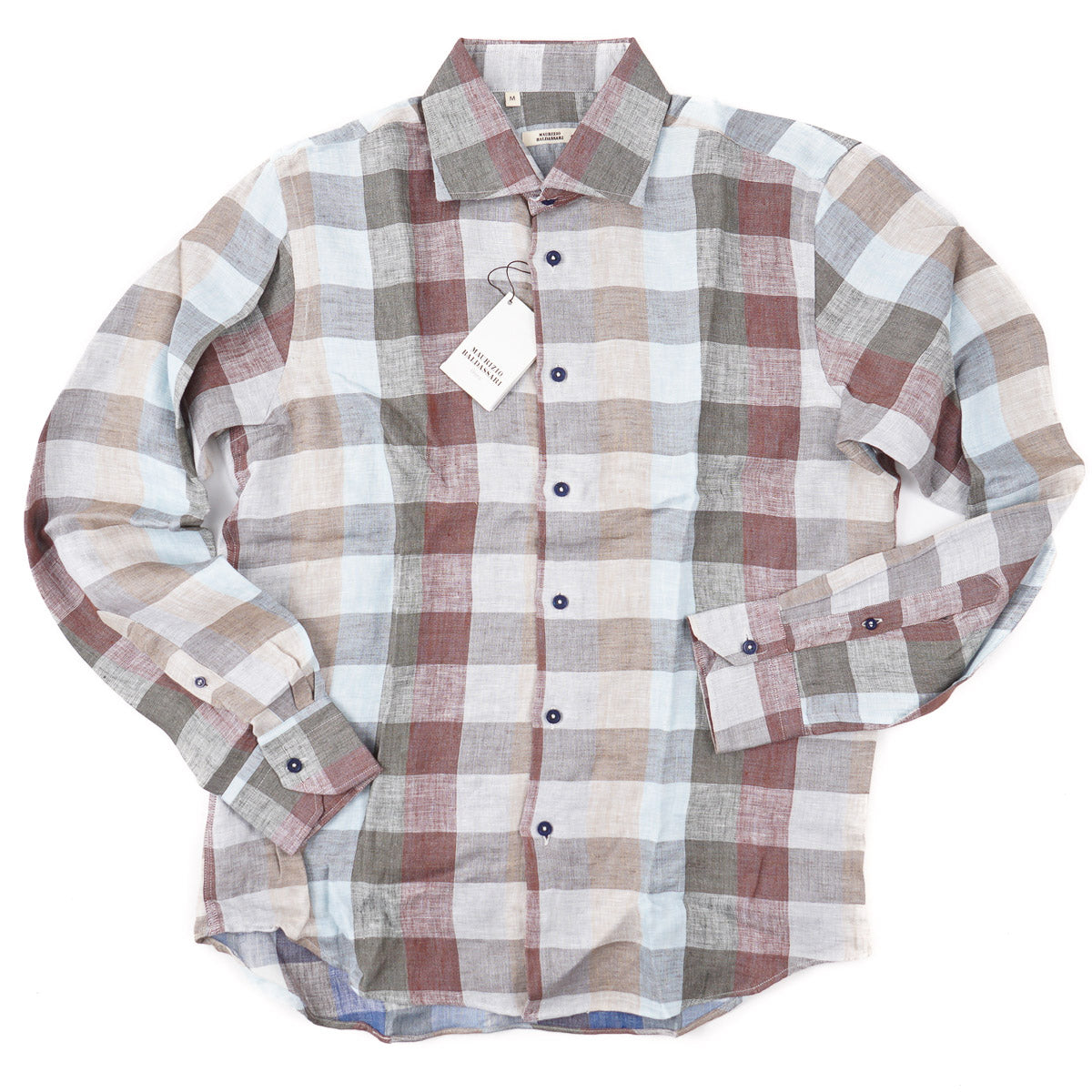 Maurizio Baldassari Woven Linen Shirt - Top Shelf Apparel