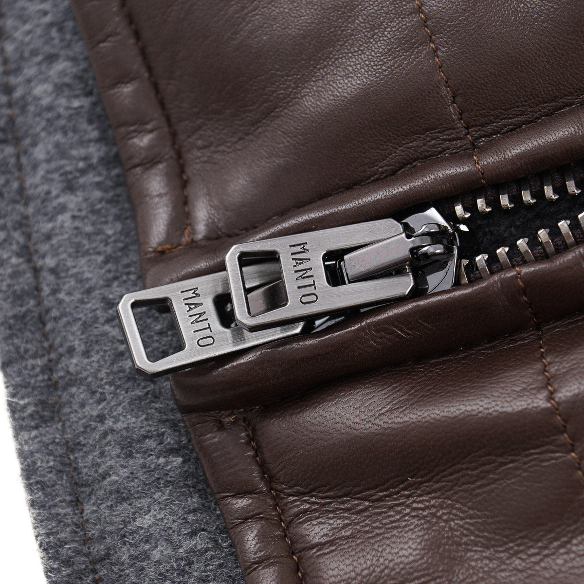Manto Wool-Lined Nappa Leather Vest - Top Shelf Apparel
