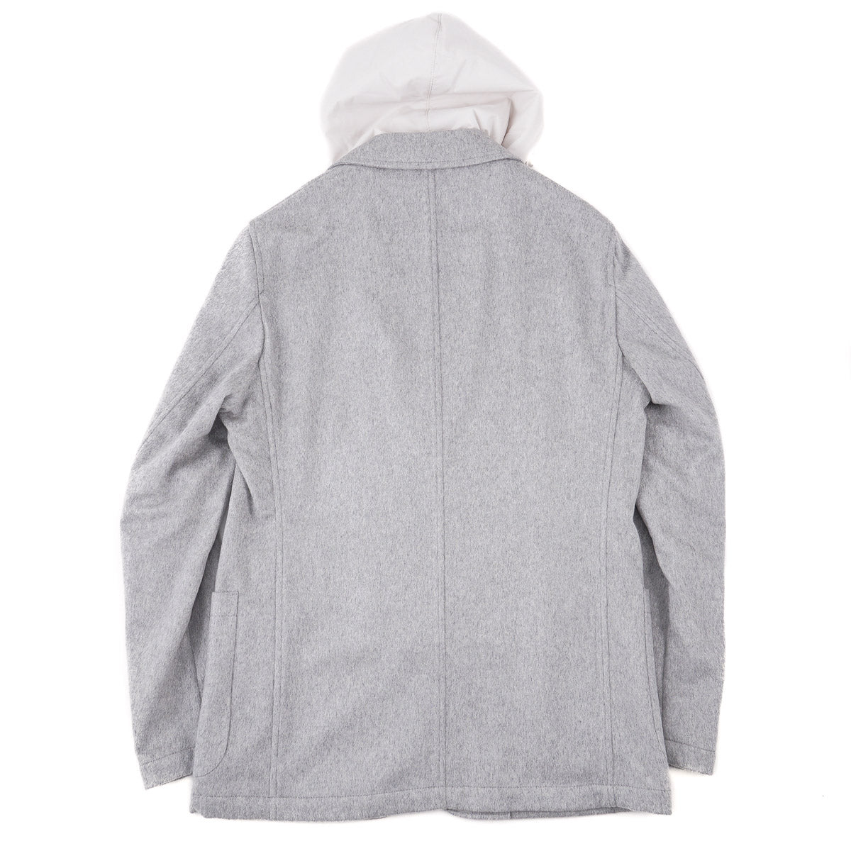 Manto Cashmere Blazer Jacket with Hood - Top Shelf Apparel