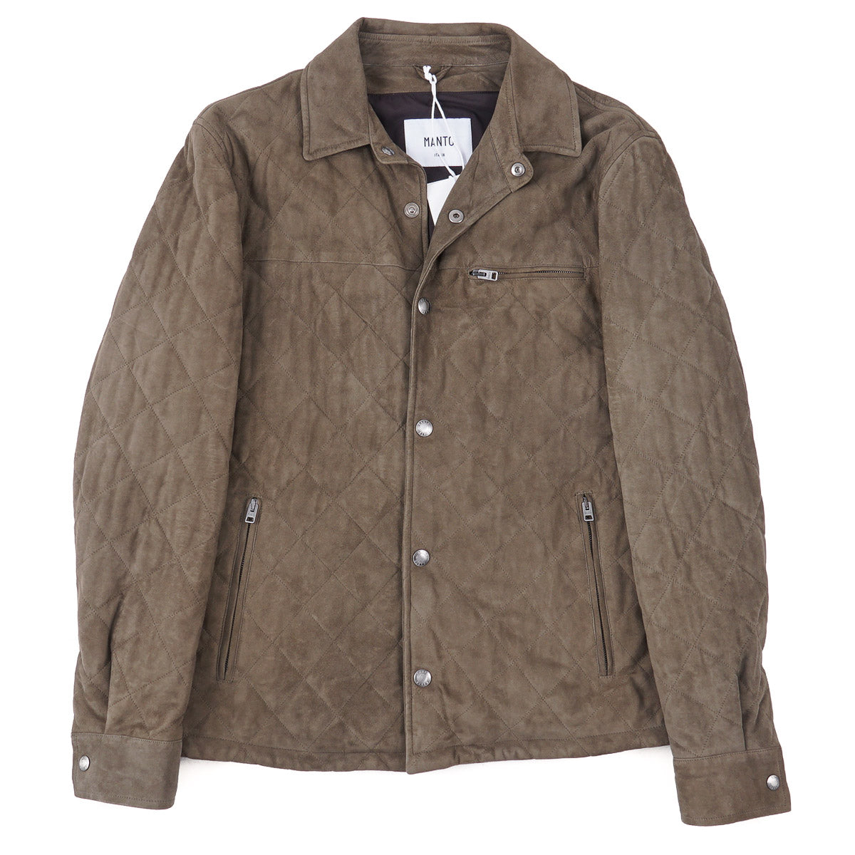 Manto Quilted Lambskin Suede Jacket - Top Shelf Apparel